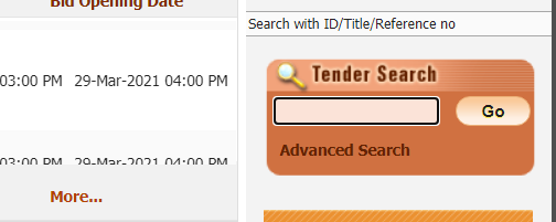 How to find tenders
